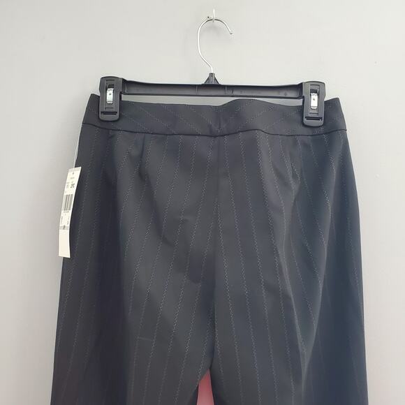 Anne Klein Black Striped Pantsuit 0P - Picture 5 of 15